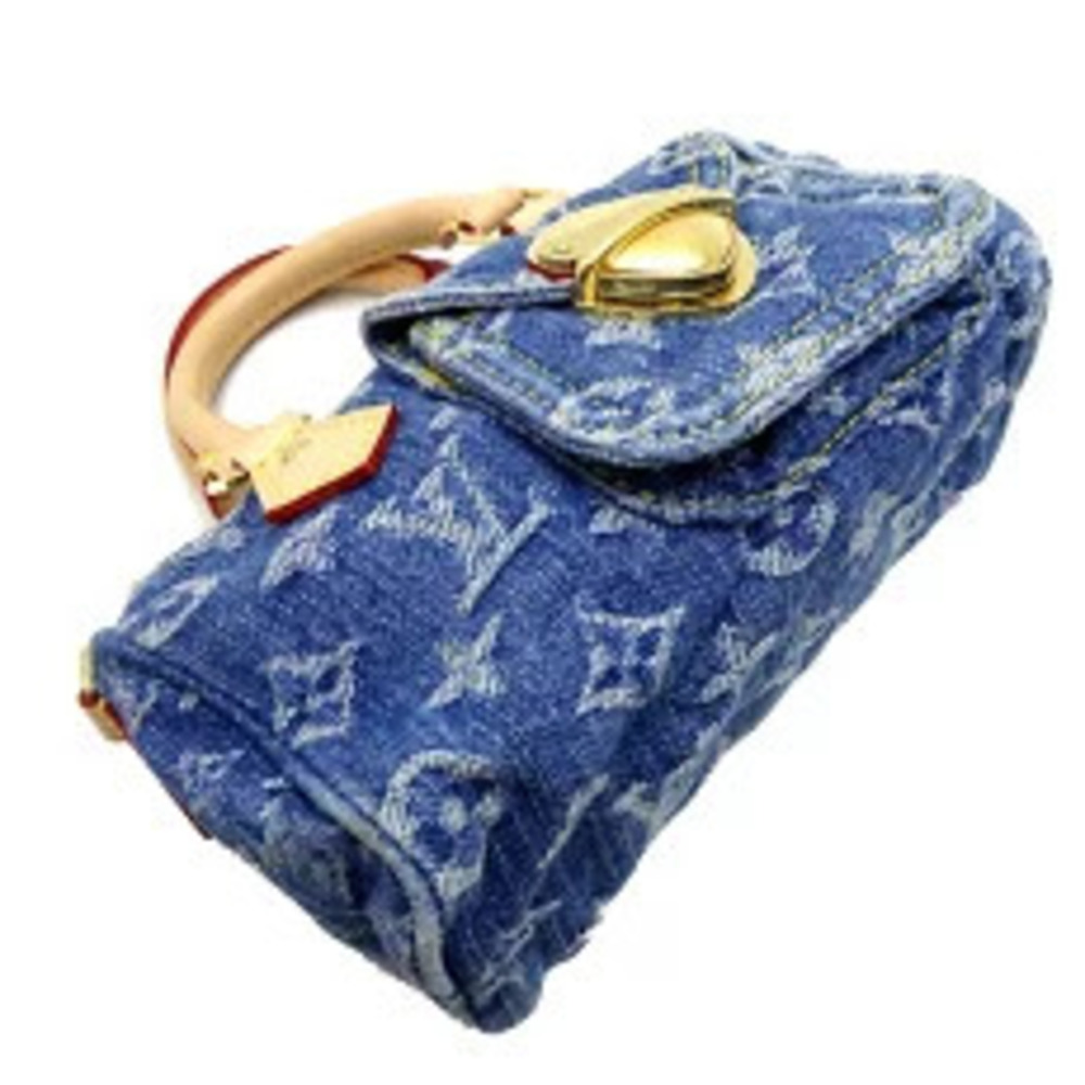 Louis Vuitton Speedy ST Handbag Monogram Denim Blue - Picture 3 of 8
